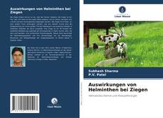 Couverture de Auswirkungen von Helminthen bei Ziegen