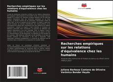 Capa do livro de Recherches empiriques sur les relations d'équivalence chez les humains 