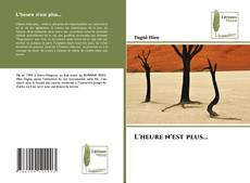 Обложка L'heure n'est plus...