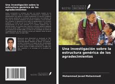 Capa do livro de Una investigación sobre la estructura genérica de los agradecimientos 
