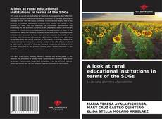 A look at rural educational institutions in terms of the SDGs的封面