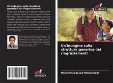 Buchcover von Un'indagine sulla struttura generica dei ringraziamenti