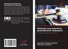 Copertina di Ważność proceduralna powiadomień sądowych