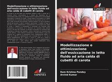 Copertina di Modellizzazione e ottimizzazione dell'essiccazione in letto fluido ad aria calda di cubetti di carota