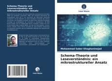 Bookcover of Schema-Theorie und Leseverständnis: ein mikrostruktureller Ansatz