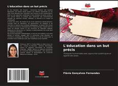 Buchcover von L'éducation dans un but précis