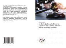 Bookcover of Le droit du travail africain à l’épreuve des réalités sociales
