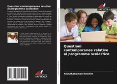 Capa do livro de Questioni contemporanee relative al programma scolastico 