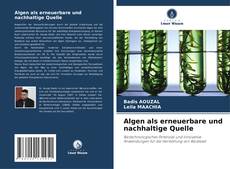 Bookcover of Algen als erneuerbare und nachhaltige Quelle