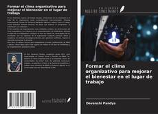 Formar el clima organizativo para mejorar el bienestar en el lugar de trabajo kitap kapağı