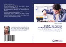 Bookcover of English (for students studying technical sciences)