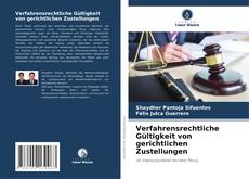 Bookcover of Verfahrensrechtliche Gültigkeit von gerichtlichen Zustellungen
