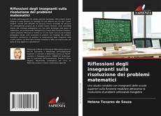 Buchcover von Riflessioni degli insegnanti sulla risoluzione dei problemi matematici
