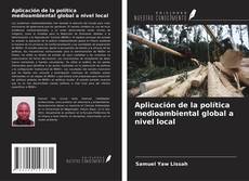 Copertina di Aplicación de la política medioambiental global a nivel local