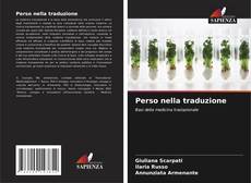 Buchcover von Perso nella traduzione