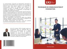 Copertina di TECHNIQUES DE COMMUNICATION ET D’ANIMATION
