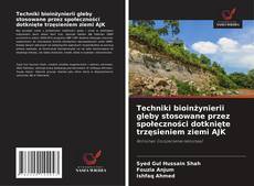 Copertina di Techniki bioinżynierii gleby stosowane przez społeczności dotknięte trzęsieniem ziemi AJK