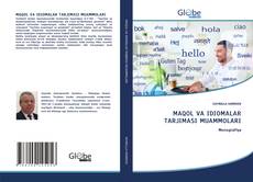 Bookcover of MAQOL VA IDIOMALAR TARJIMASI MUAMMOLARI