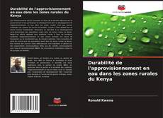 Copertina di Durabilité de l'approvisionnement en eau dans les zones rurales du Kenya