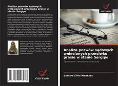 Bookcover of Analiza pozwów sądowych wniesionych przeciwko prasie w stanie Sergipe
