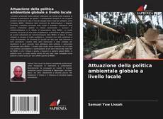 Buchcover von Attuazione della politica ambientale globale a livello locale