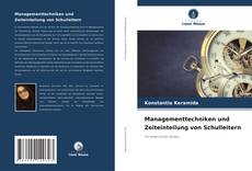 Portada del libro de Managementtechniken und Zeiteinteilung von Schulleitern