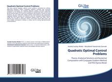 Bookcover of Quadratic Optimal Control Problems