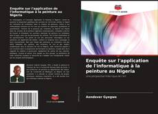 Capa do livro de Enquête sur l'application de l'informatique à la peinture au Nigeria 