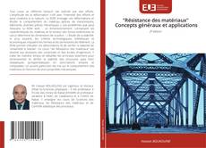 Bookcover of ‎"Résistance des matériaux" ‎ Concepts généraux et applications