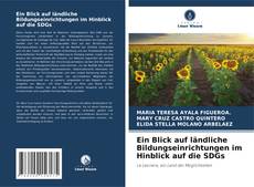 Обложка Ein Blick auf ländliche Bildungseinrichtungen im Hinblick auf die SDGs