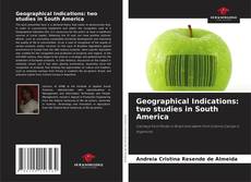 Buchcover von Geographical Indications: two studies in South America