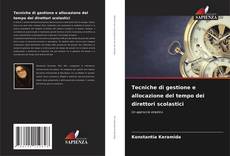 Buchcover von Tecniche di gestione e allocazione del tempo dei direttori scolastici