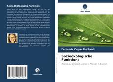 Portada del libro de Sozioökologische Funktion: