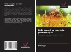 Portada del libro de Rola emocji w procesie poznawczym