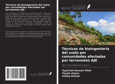 Buchcover von Técnicas de bioingeniería del suelo por comunidades afectadas por terremotos AJK