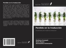 Copertina di Perdido en la traducción