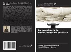 Buchcover von La experiencia de democratización en África