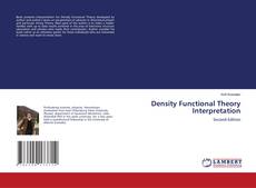 Bookcover of Density Functional Theory Interpretation