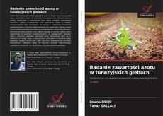 Copertina di Badanie zawartości azotu w tunezyjskich glebach
