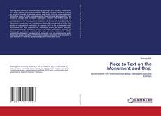 Обложка Piece to Text on the Monument and One: