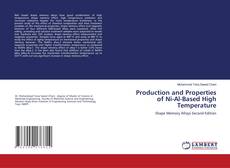 Buchcover von Production and Properties of Ni-Al-Based High Temperature