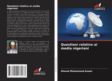 Portada del libro de Questioni relative ai media nigeriani