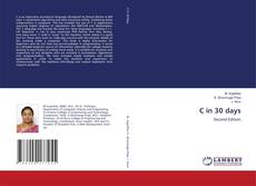 Buchcover von C in 30 days