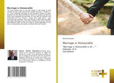 Portada del libro de Marriage is Honourable