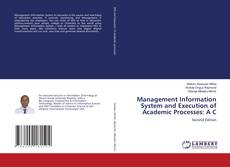 Capa do livro de Management Information System and Execution of Academic Processes: A C 