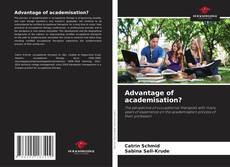 Bookcover of Advantage of academisation?