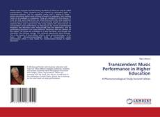 Buchcover von Transcendent Music Performance in Higher Education