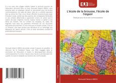 Borítókép a  L'école de la brousse, l'école de l'espoir - hoz