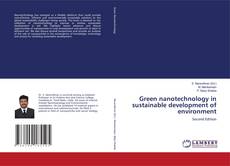 Capa do livro de Green nanotechnology in sustainable development of environment 