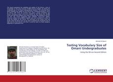 Borítókép a  Testing Vocabulary Size of Omani Undergraduates - hoz